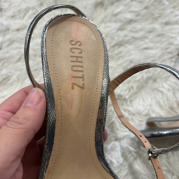 Schutz Altina Sandals - Size 8 - silver color - Picture 10 of 10